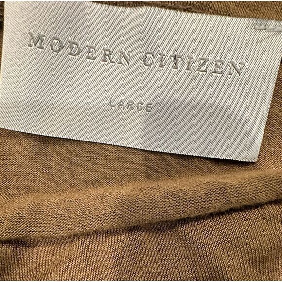 Modern citizen mock neck long sleeve top green - Picture 3 of 4
